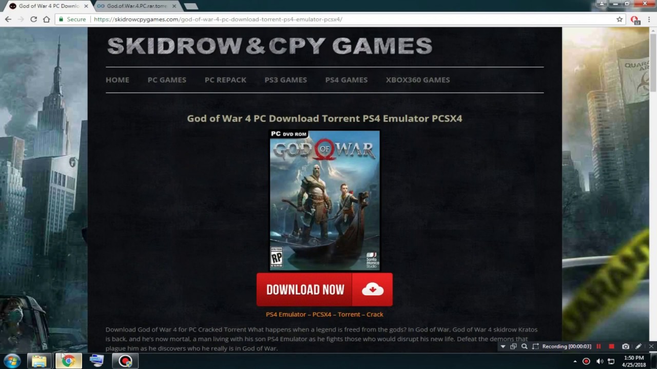 god of war 4 pc download